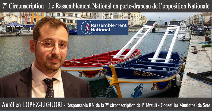 Sète - 7° Circonscription de l'Hérault… Le Rassemblement National en porte-drapeau de l'opposition Nationale