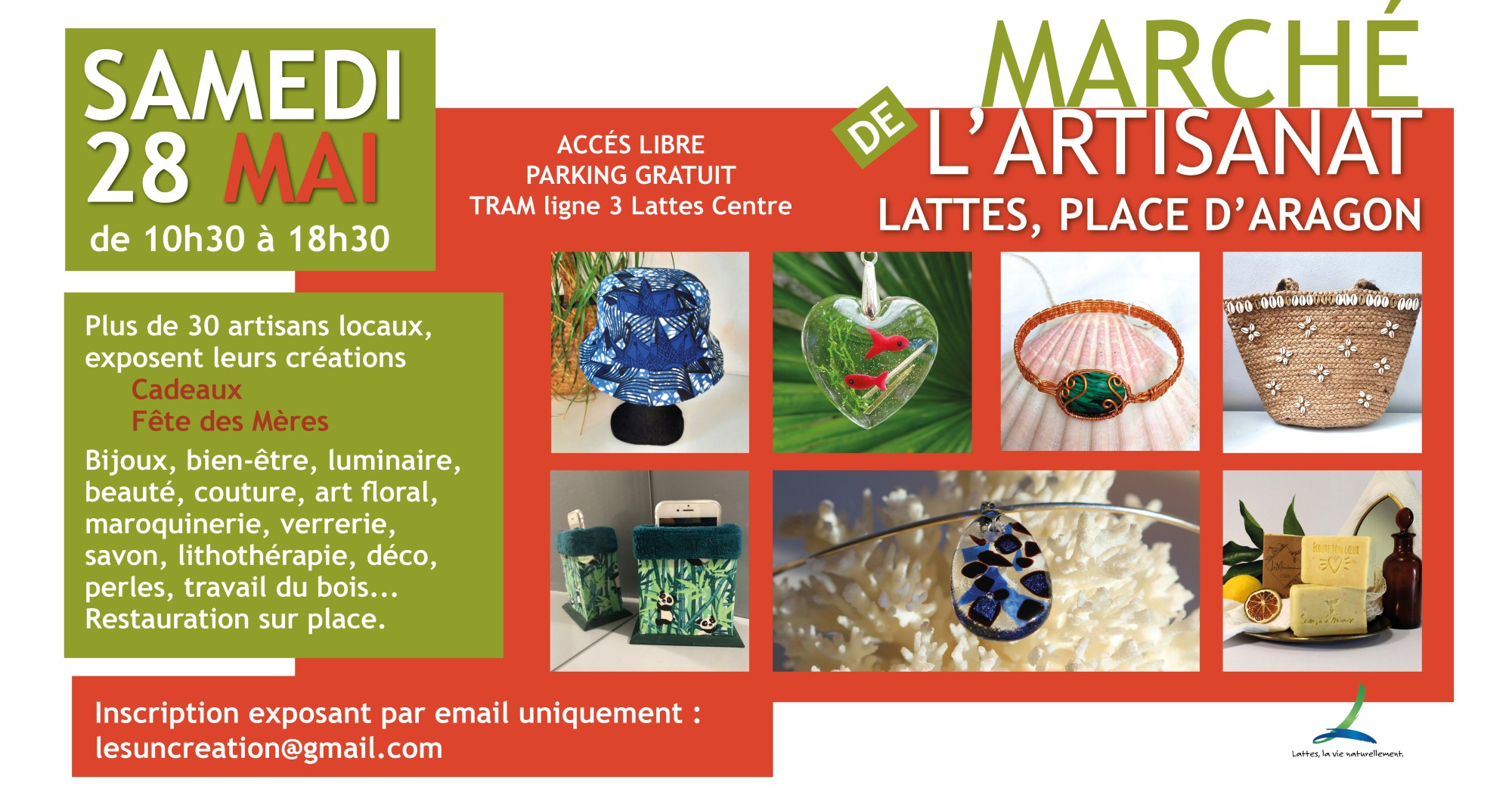 Lattes - Marché de l'artisanat : le 28 mai à Lattes