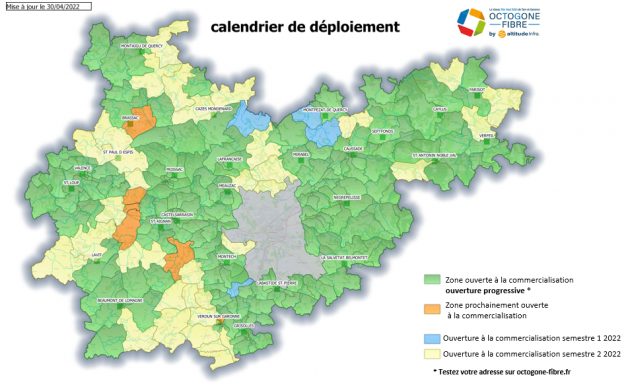 Tarn et garonne - La fibre optique se déploie dans le Tarn-et-Garonne Les permanences de mai 2022