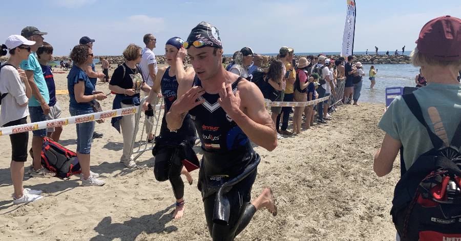 Sète - 600 participants pour le 3e triathlon Laurent-Vidal