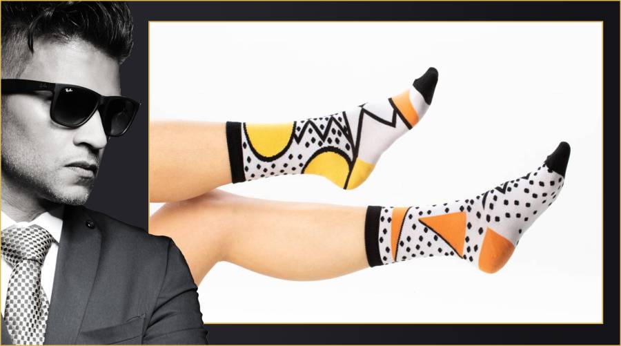 Marque montante dans l'univers de la mode, Le Caméléon Français confectionne des chaussettes engagées au style inimitable