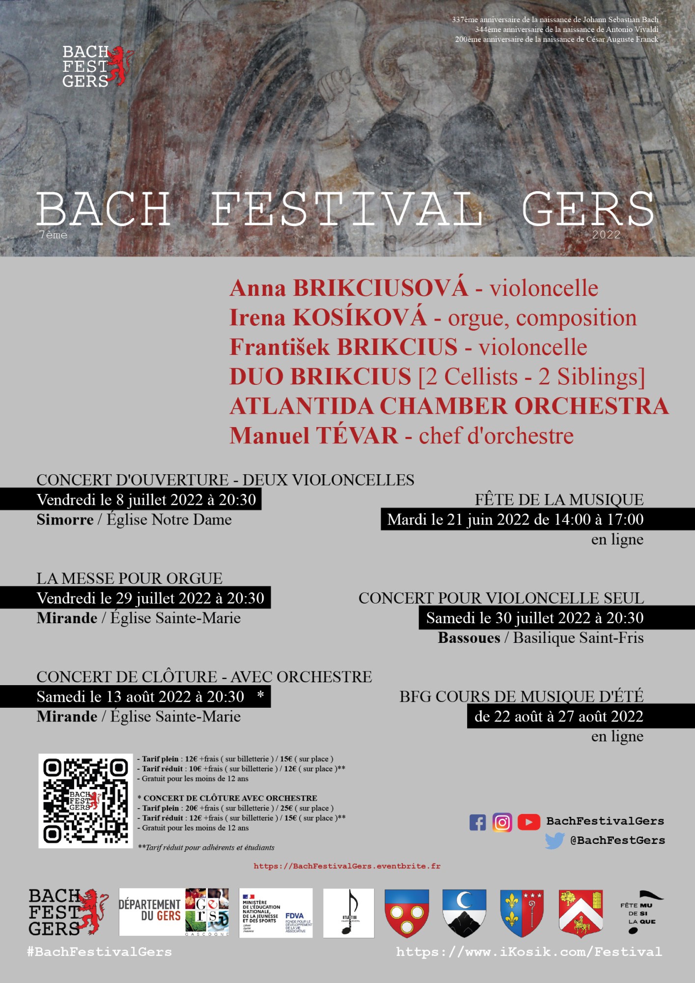 Gers - 7ème cycle Bach festival Gers 2022