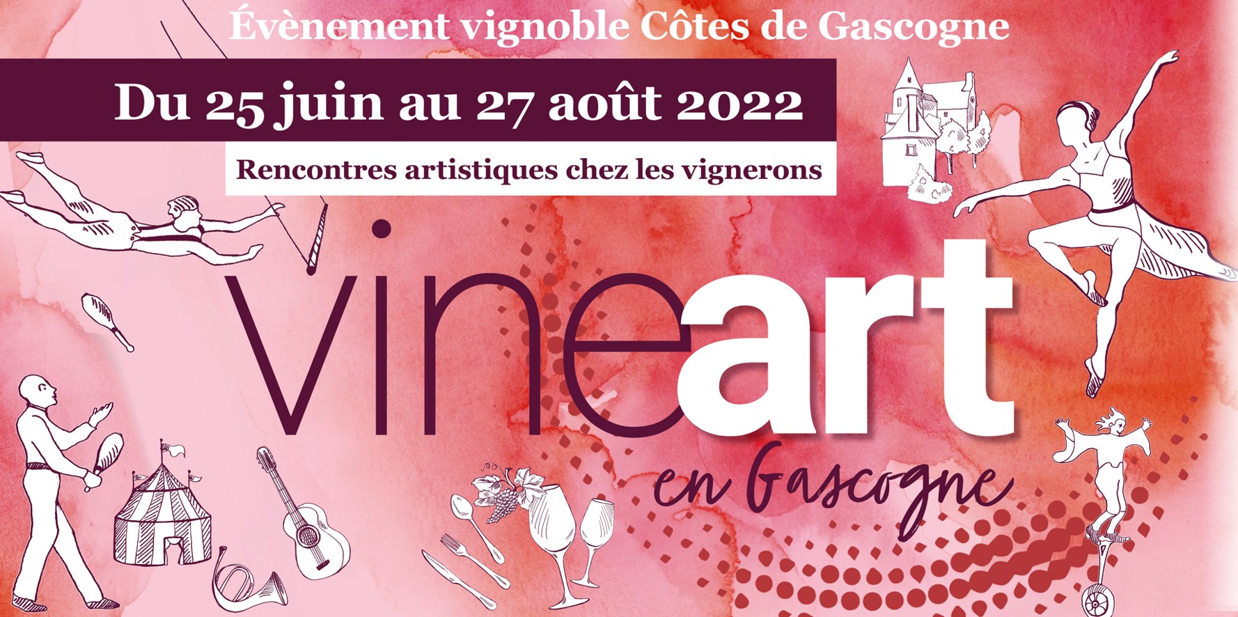 Gers - VineArt en Gascogne revient du samedi 25 juin au samedi 27 août 2022 !