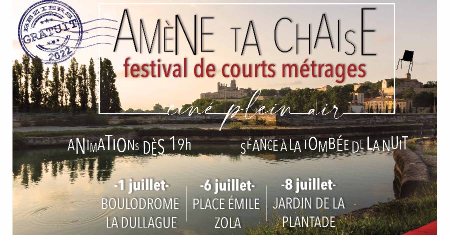 Béziers - Amène ta chaise : ciné plein air Gratuit à Béziers !