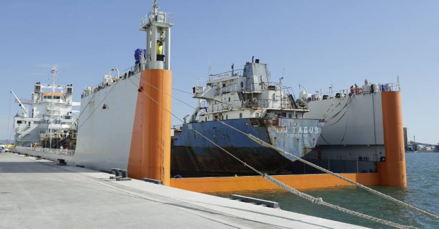 Sète - Le cargo Rio Tagus a quitté le quai Paul Riquet