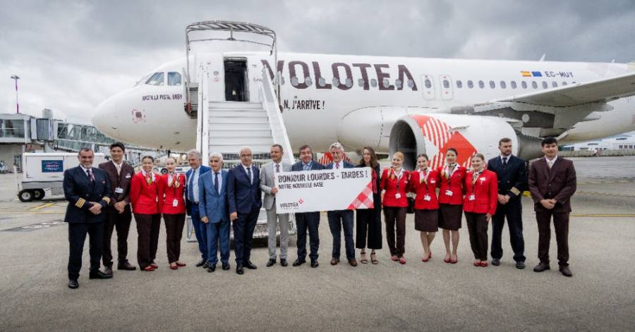 Tarbes - Lourdes devient la huitième base de Volotea en France !