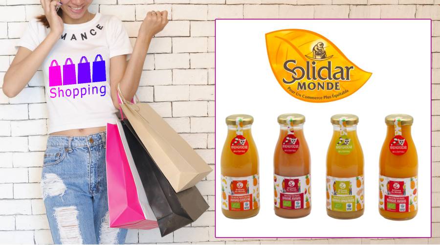 Solidar'Monde - La 1ère gamme de pur jus de fruits de Madagascar issus du commerce équitable se lance en format « prêt-à-boire »