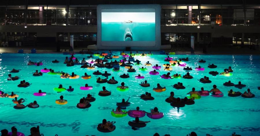 Sète - Le mercredi c'est Aqua-Ciné à la piscine de Fonquerne !