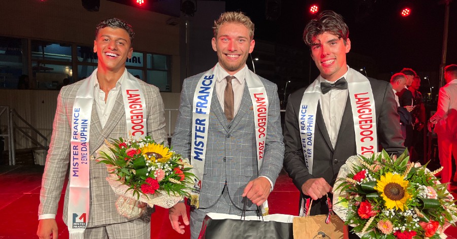Palavas-les-Flots - Anthony Faure élu Mister France Languedoc 2022