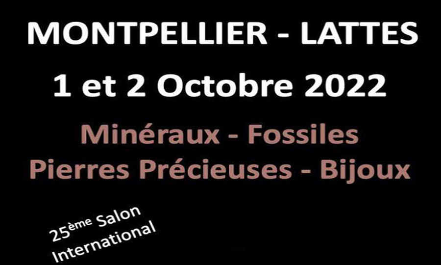Lattes - 25 ème Salon international minéraux fossiles gemmes Lattes