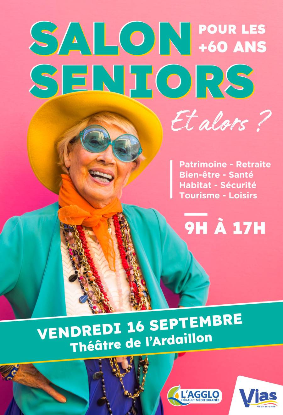 Vias - Le 16 septembre venez découvrir le  Salon Séniors  à l'Ardaillon !