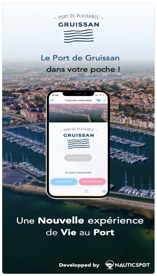 Gruissan - Innovation – Gruissan, un port de plaisance 100% connecté !
