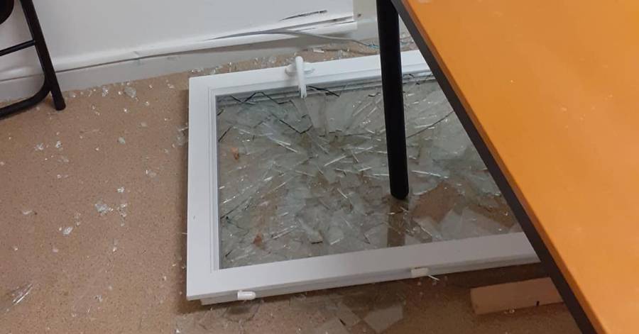 Béziers - Dégradations de l'espace France Services situé dans le quartier de la Devèze