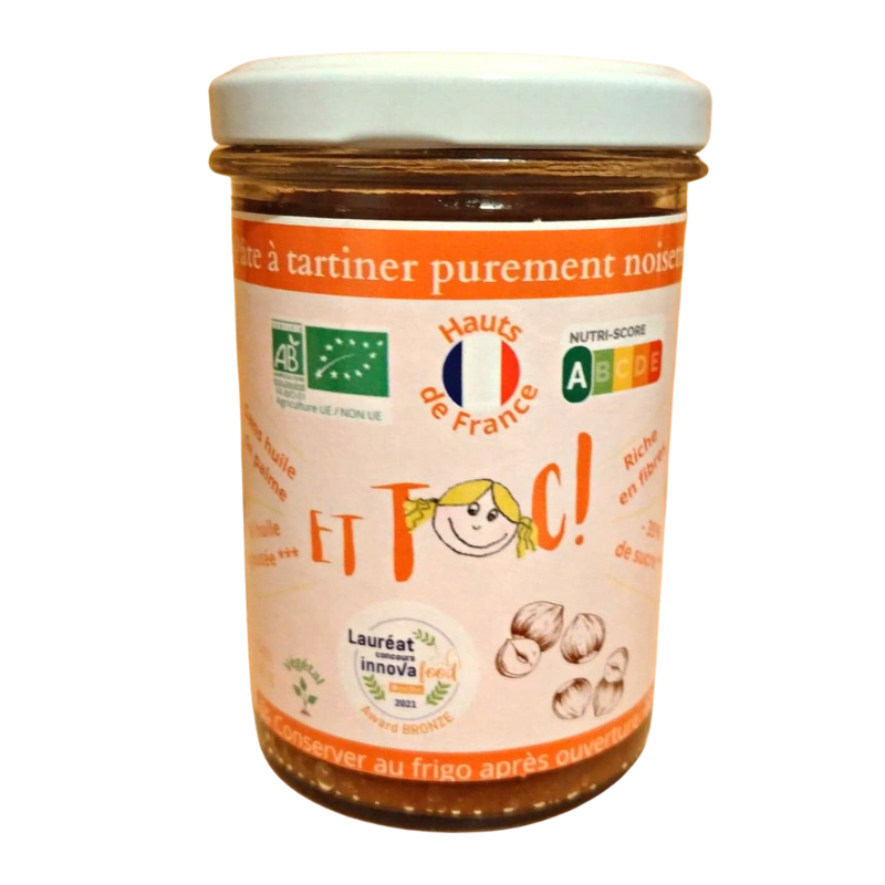 Graine de choc, la première pâte à tartiner française Nutriscore A : bonne pour la santé, bonne pour la planète et bonne pour les agriculteurs