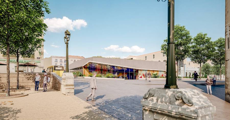 Sète - Une œuvre de Combas pour sublimer la future salle Brassens