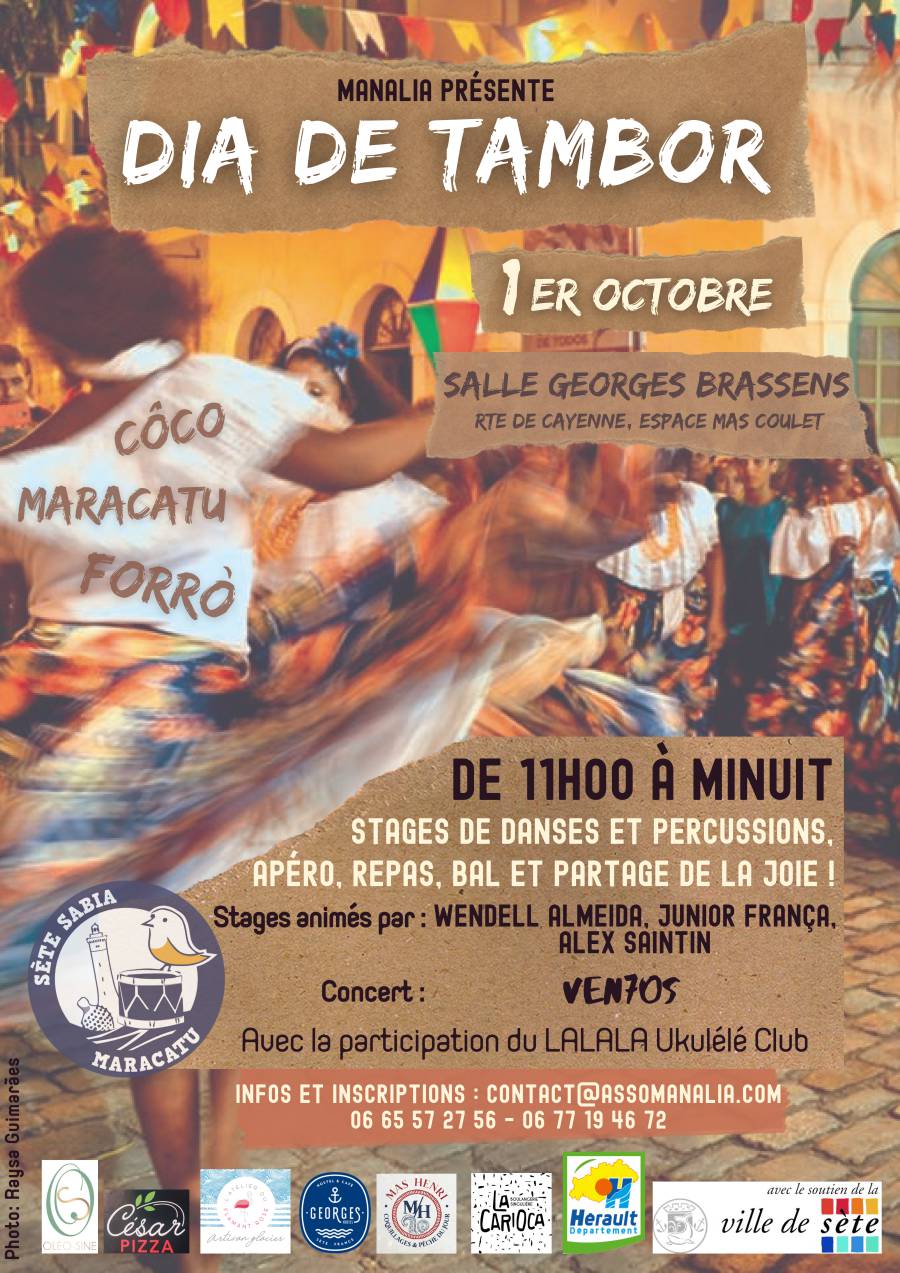 Sète - Le 1er octobre à Sète, une journée aux rythmes du Brésil