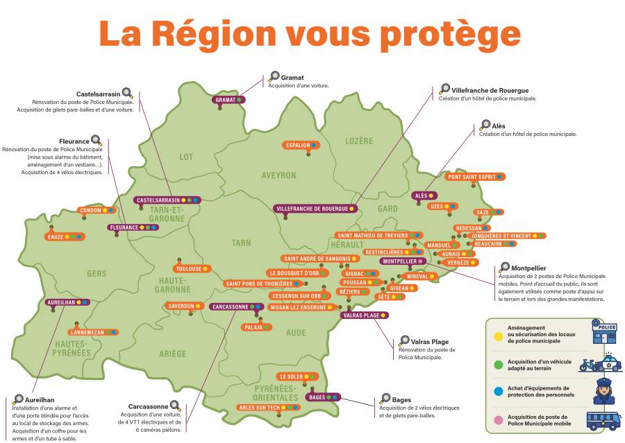 Occitanie - 41 communes seront accompagnées dans leurs missions de sécurité et de prévention au quotidien