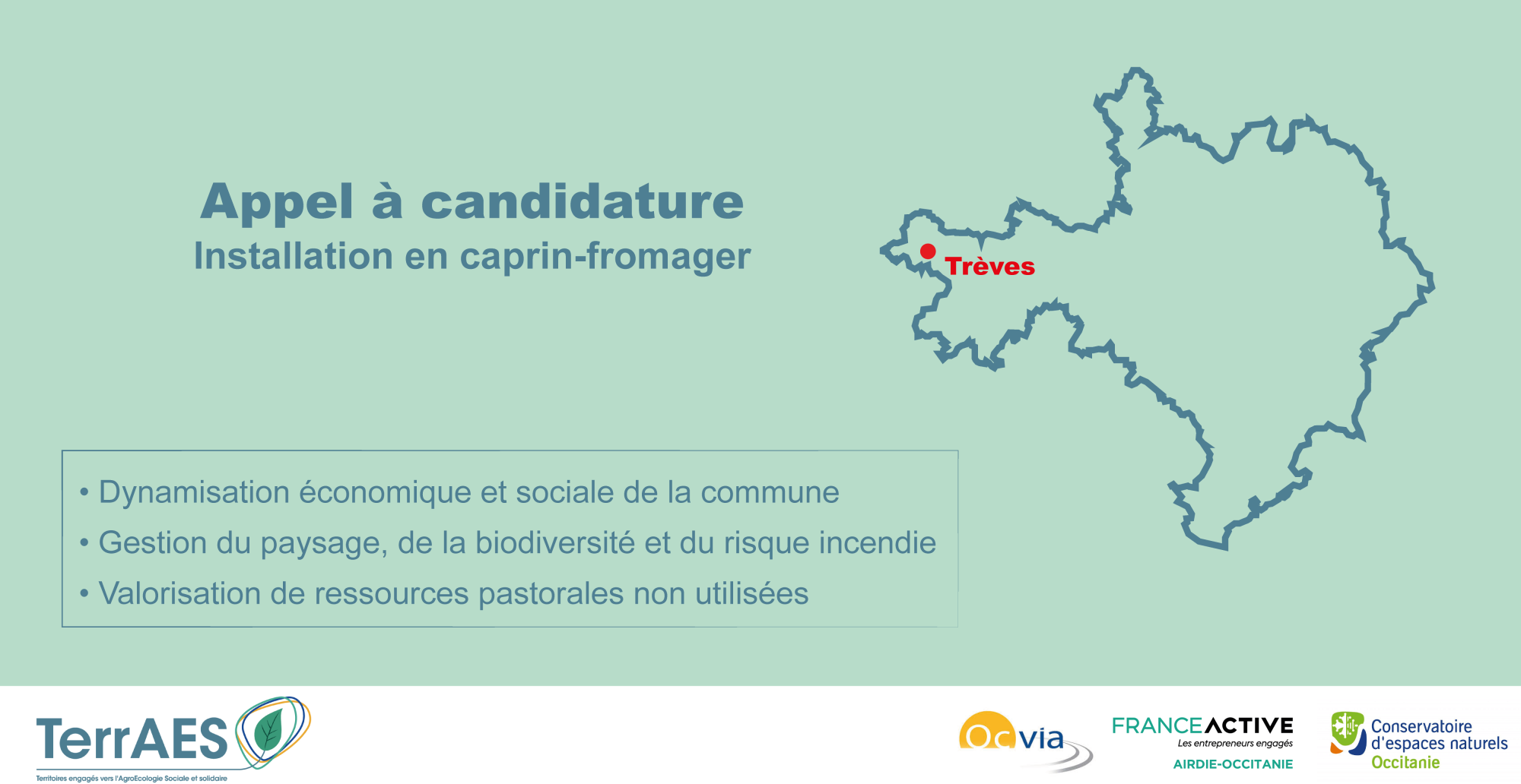 Gard - TerrAES : premier appel à projet à Trèves, dans les Cévennes !