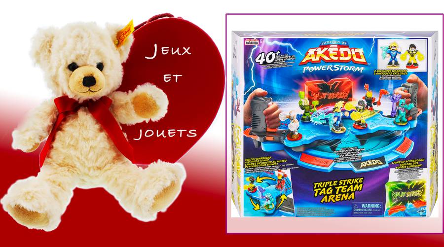 Jeux et Jouets - Akedo Arène Triple Coup équipe des légendes Powerstorm