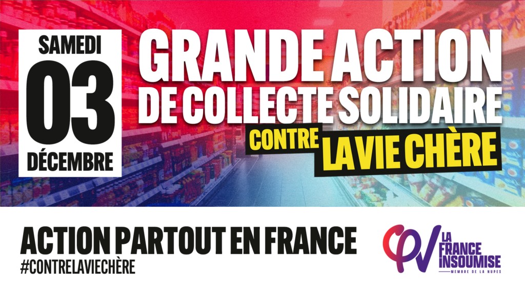 Pyrénées-Orientales - Campagne d'action contre la vie chère de La France Insoumise