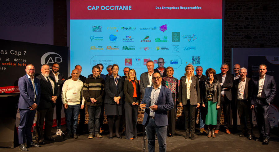 Haute-Garonne - Cap Occitanie a distingué le groupe Sopra Steria lors de sa Soirée  Entrepreneurs et Solidaires 