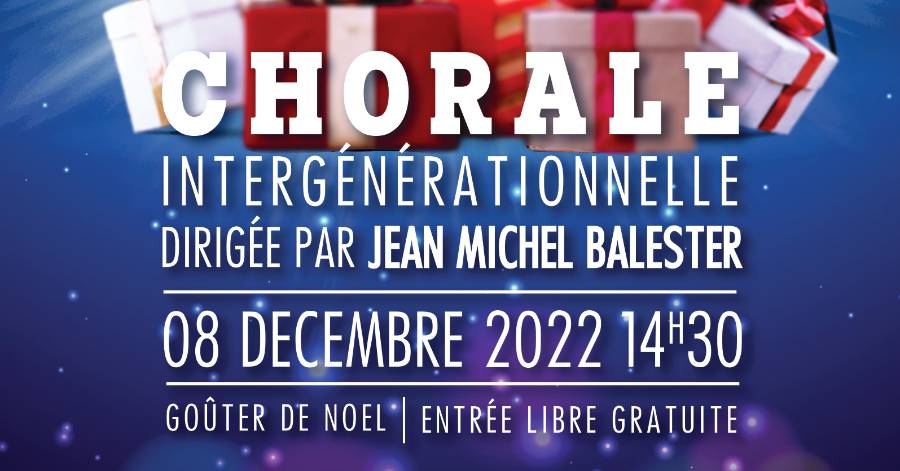 Sète - Concert de Noël intergénérationnel le 8 décembre à Sète