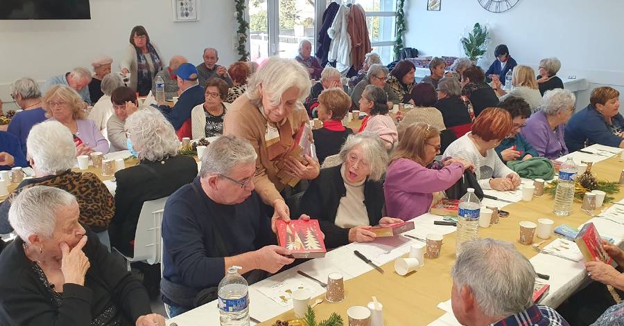 Sète - Le foyer du Vallon en fête pour le traditionnel repas de Noël