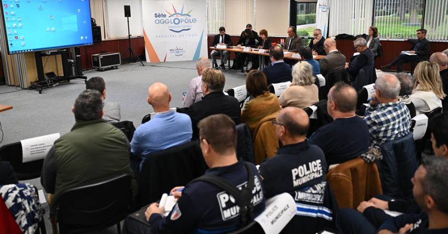 Sète - La cellule territoriale de sécurité et de prévention de la délinquance en conseil plénier