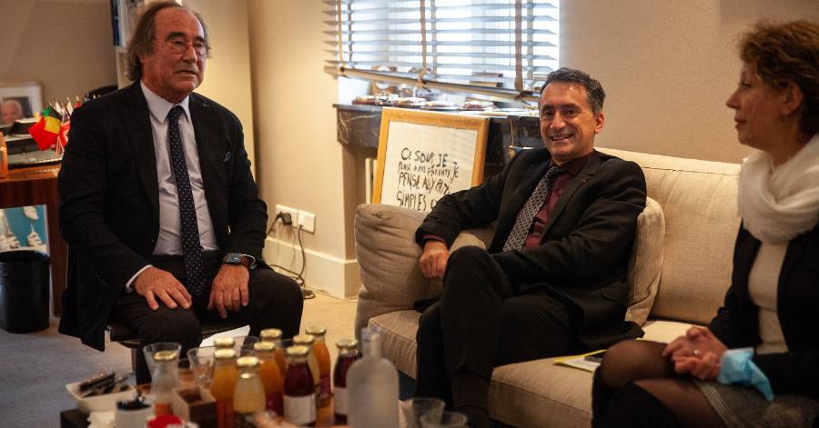 Sète - Visite de Didier Jaffre, directeur général de l'ARS Occitanie à Sète