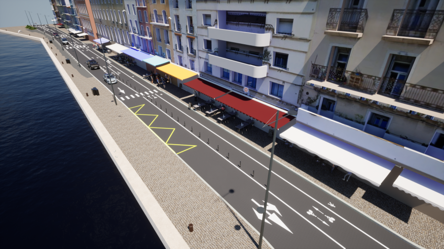 Sète - Aménagement du quai Général Durand et fermeture de la trémie de la Marine