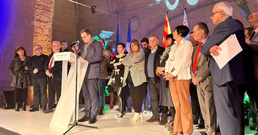 Perpignan - Louis Aliot, Maire de Perpignan, adresse ses vœux au personnel municipal