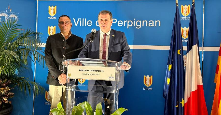 Perpignan - Les vœux aux commerçants de Perpignan !