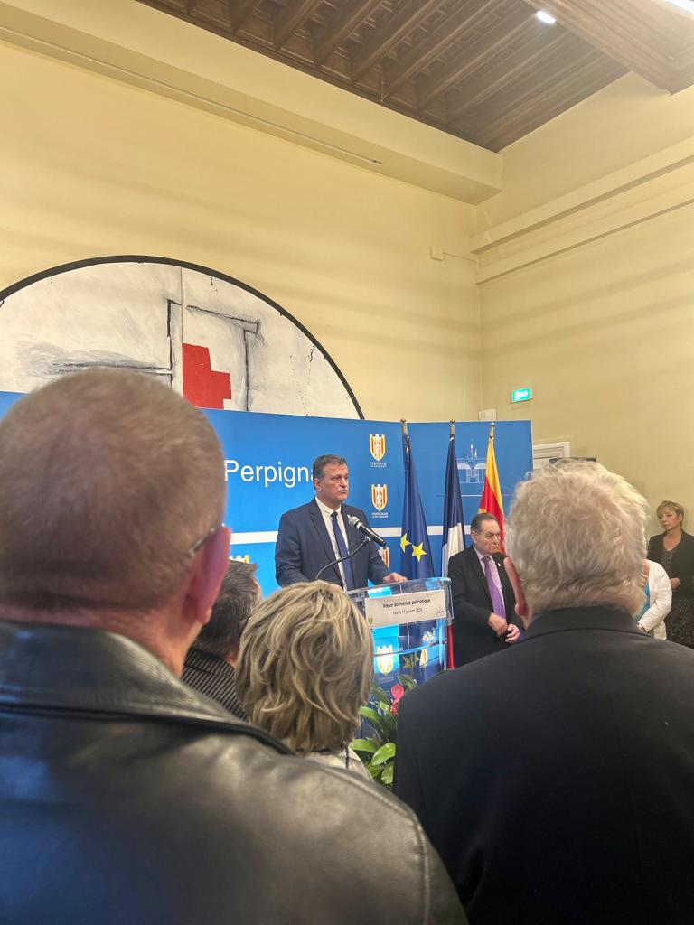 Perpignan - Louis Aliot, Maire de Perpignan, adresse ses vœux au monde patriotique