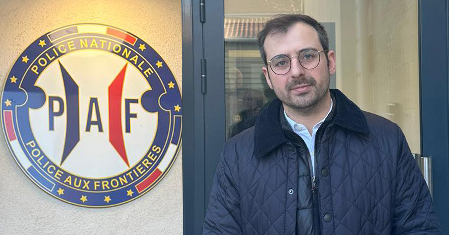 Sète - Le député Aurélien Lopez-Liguori se rend sur place après l'agression de quatre policiers au CRA de Sète