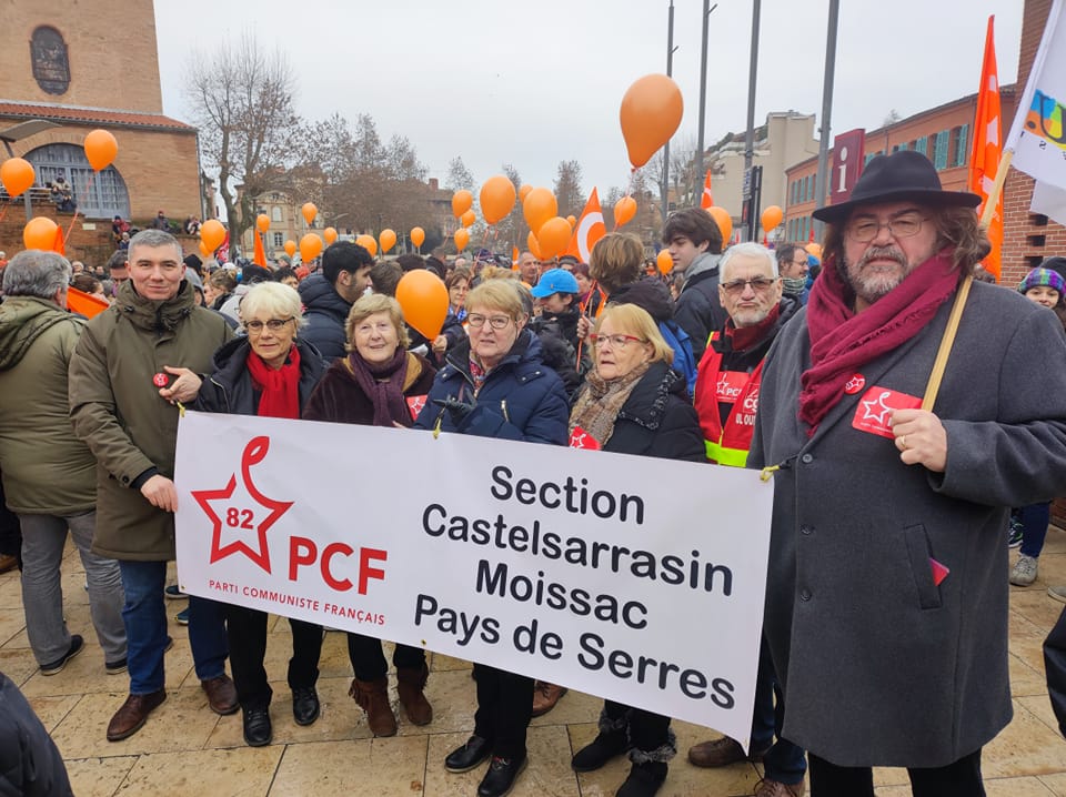 Castelsarrasin - Les communistes mobilisés contre la réforme des retraites