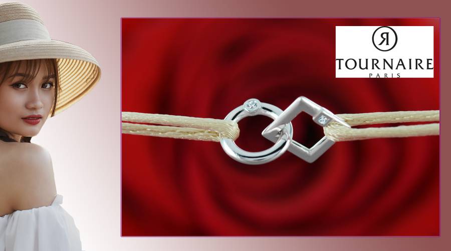 Saint-Valentin : Tournaire présente son bracelet Inséparables