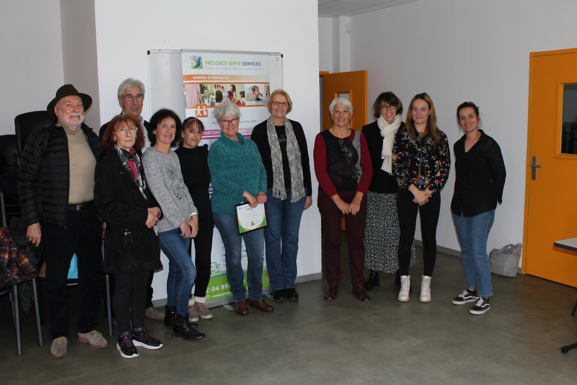 Frontignan - L'Association Présence Verte Services fête les 40 ans d'activité d'une intervenante
