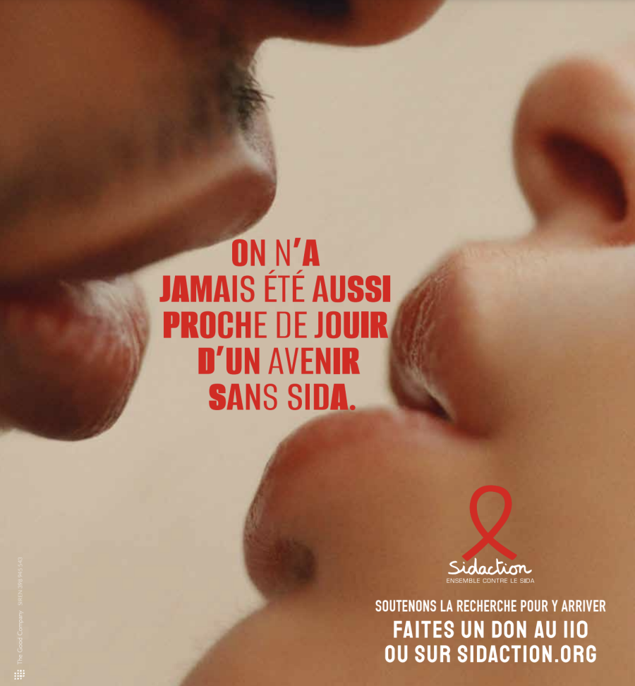 France - Sidaction 2023 - 24, 25 et 26 mars 2023 : On n'a jamais été aussi proche de jouir d'un avenir sans sida.
