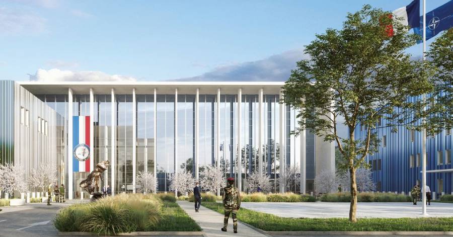 Toulouse - Lancement de la construction des nouveaux bâtiments du Commandement de l'espace