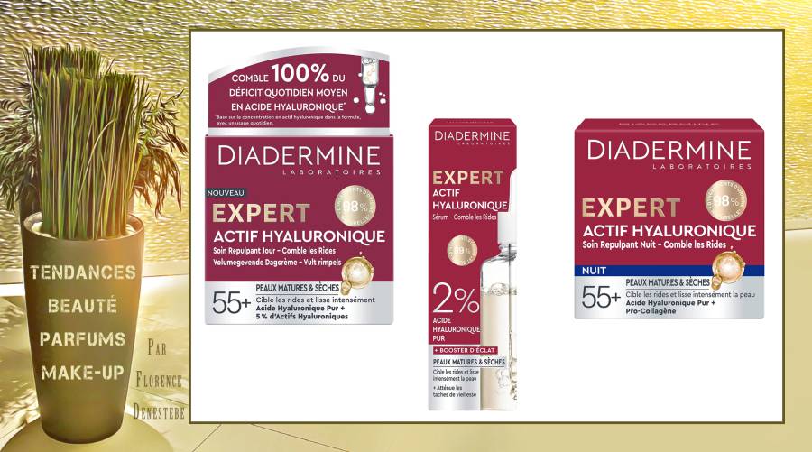 Nouveauté Diadermine - Expert Actif Hyaluronique, naturalité et performance au service des peaux matures