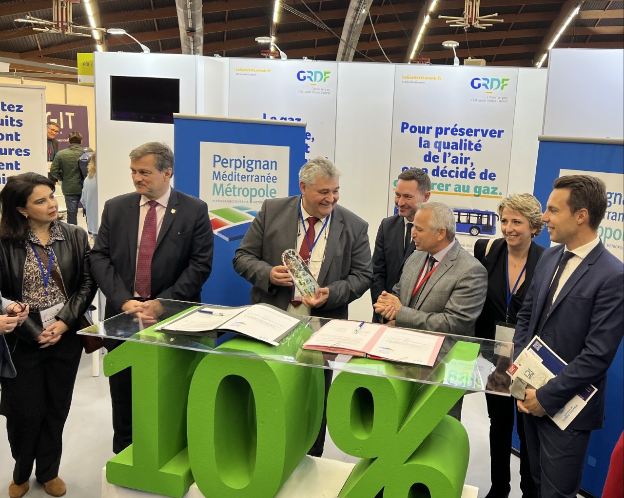 Perpignan - Perpignan Méditerranée Métropole signe un nouveau contrat de concession avec GRDF
