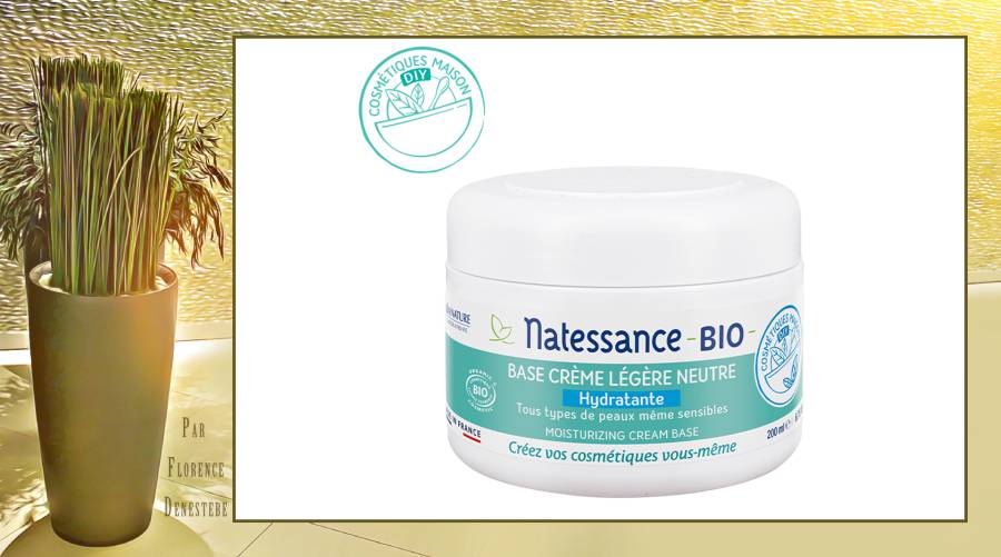 Natessance Bio - Base crème légère neutre hydratante - Tous types de peaux