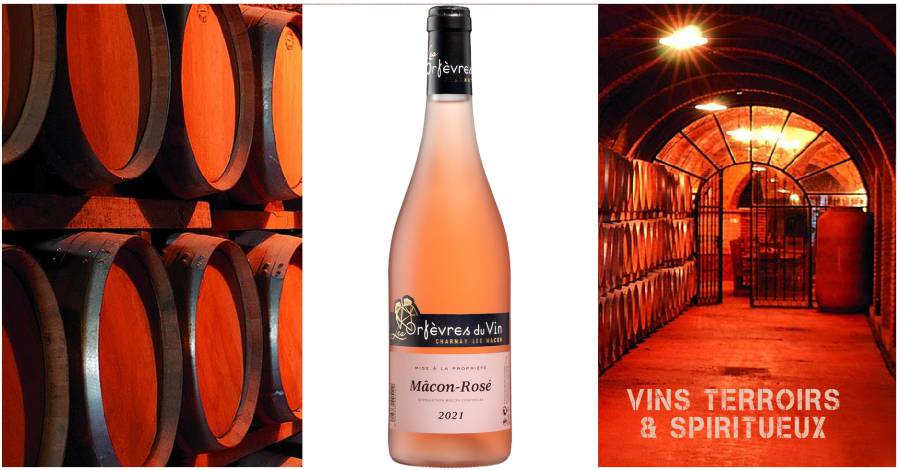 Les Orfèvres du Vin - Mâcon Rosé 2021 - Vin fraîcheur pour les beaux jours
