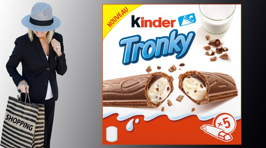 Kinder Tronky - La nouvelle douceur chocolatée signée KINDER pour une pause plaisir !