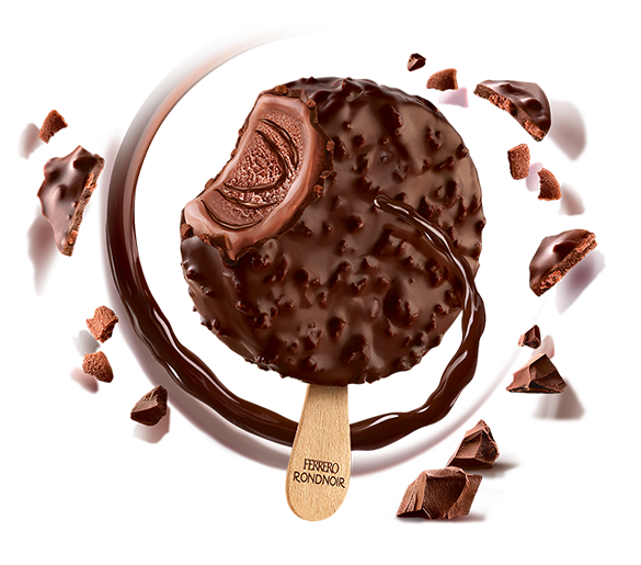 Ferrero Rondnoir présente l'expérience d'une glace au chocolat noir délicat