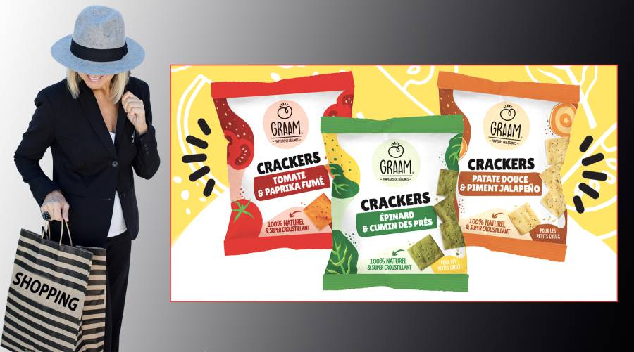 GRAAM, la pause fruits & légumes surprenante, invente le snacking sain ET gourmand