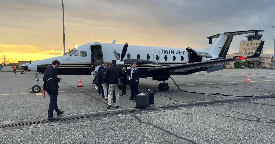 Toulouse - Twin Jet vient d'accueillir ses premiers passagers sur la ligne Toulouse/Rennes