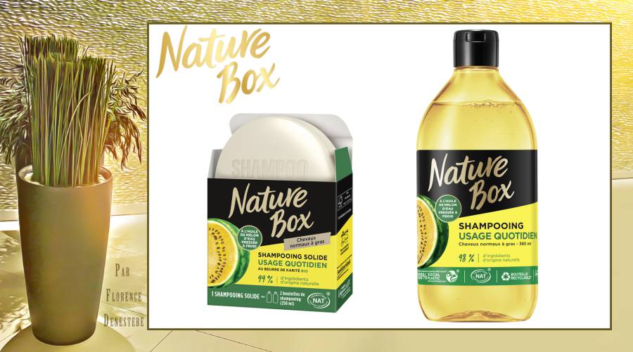 Nature Box - Avec le nouveau duo capill'hair (1) : plus besoin de se prendre le melon, pour avoir de beaux cheveux !