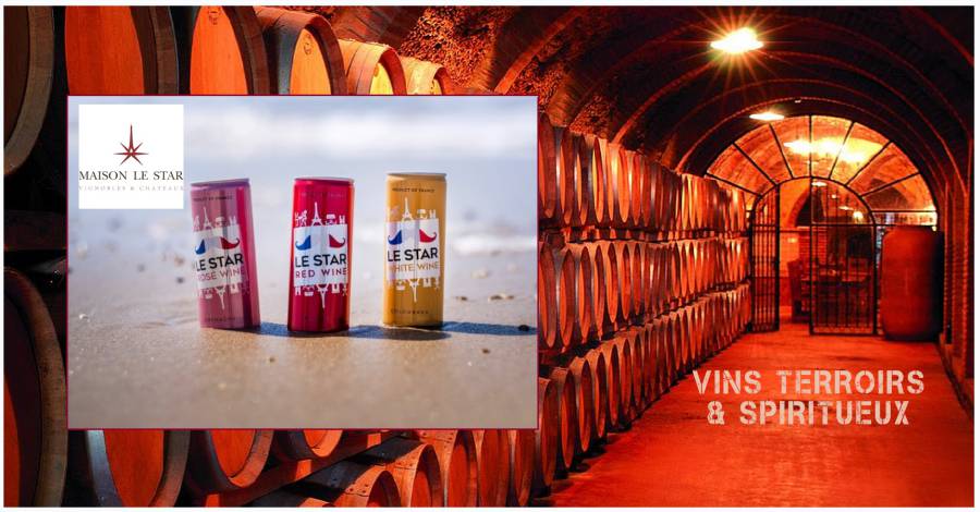 Le Star, le vin autrement... (re) découvrez la gamme de vins en canette signée maison Le Star !