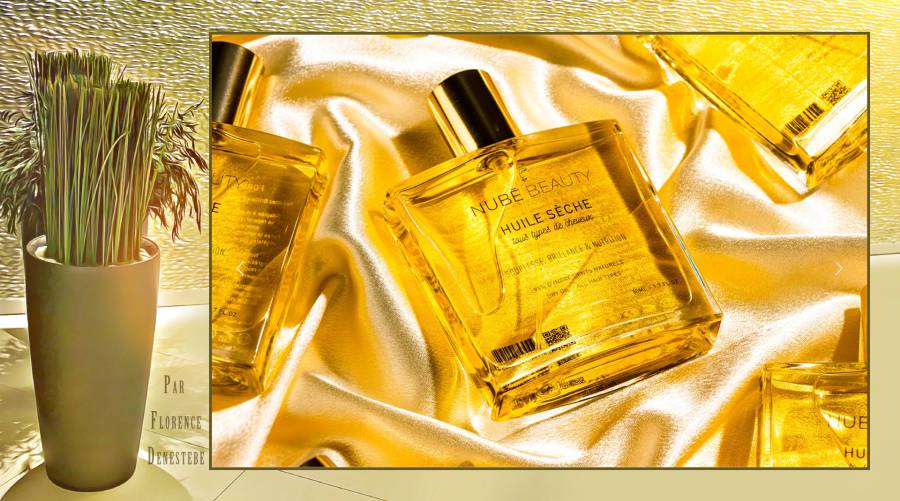 Nubé Beauty - huile sèche capillaire